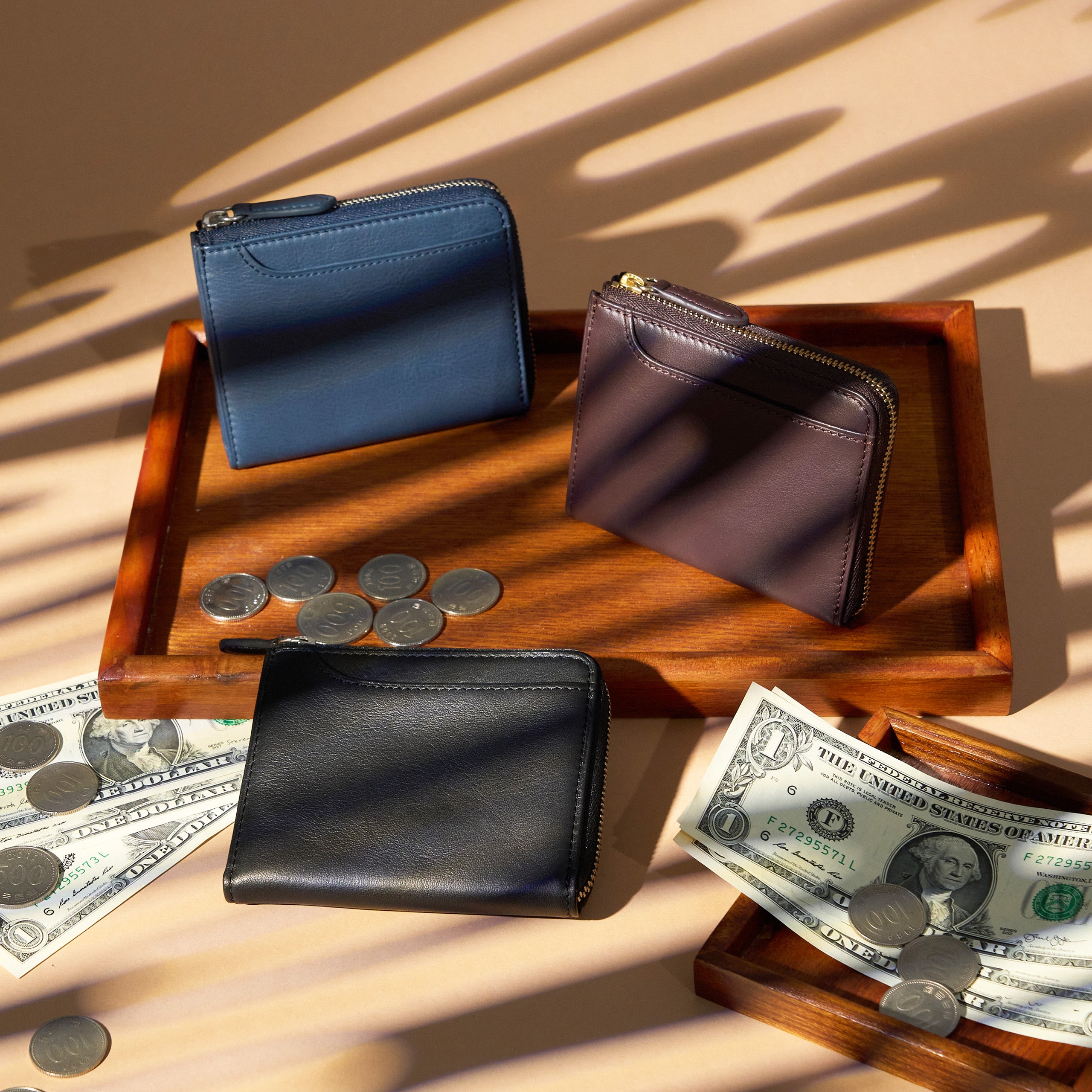 Alba L zip Wallet|Soft Leather