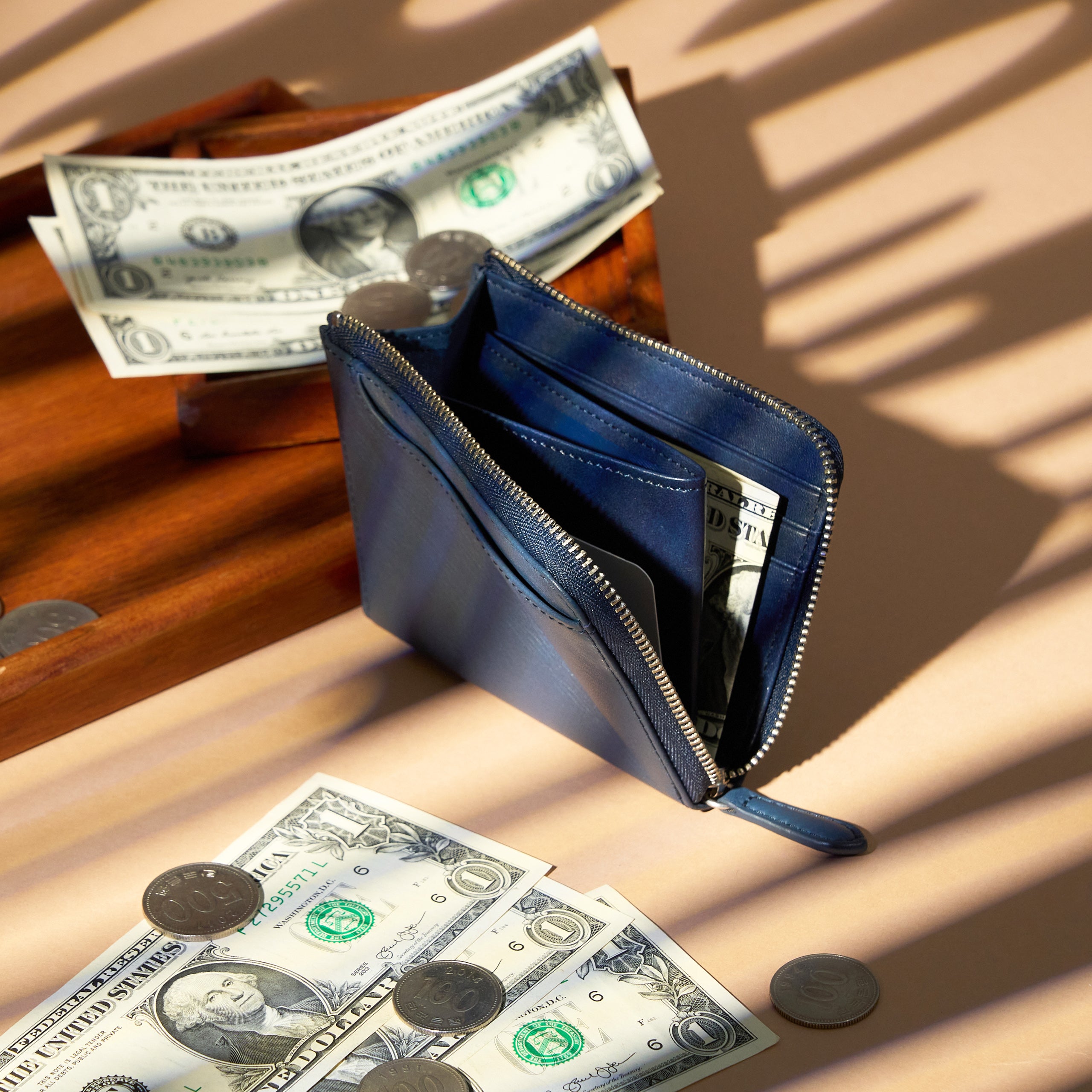 Alba L zip Wallet|Soft Leather
