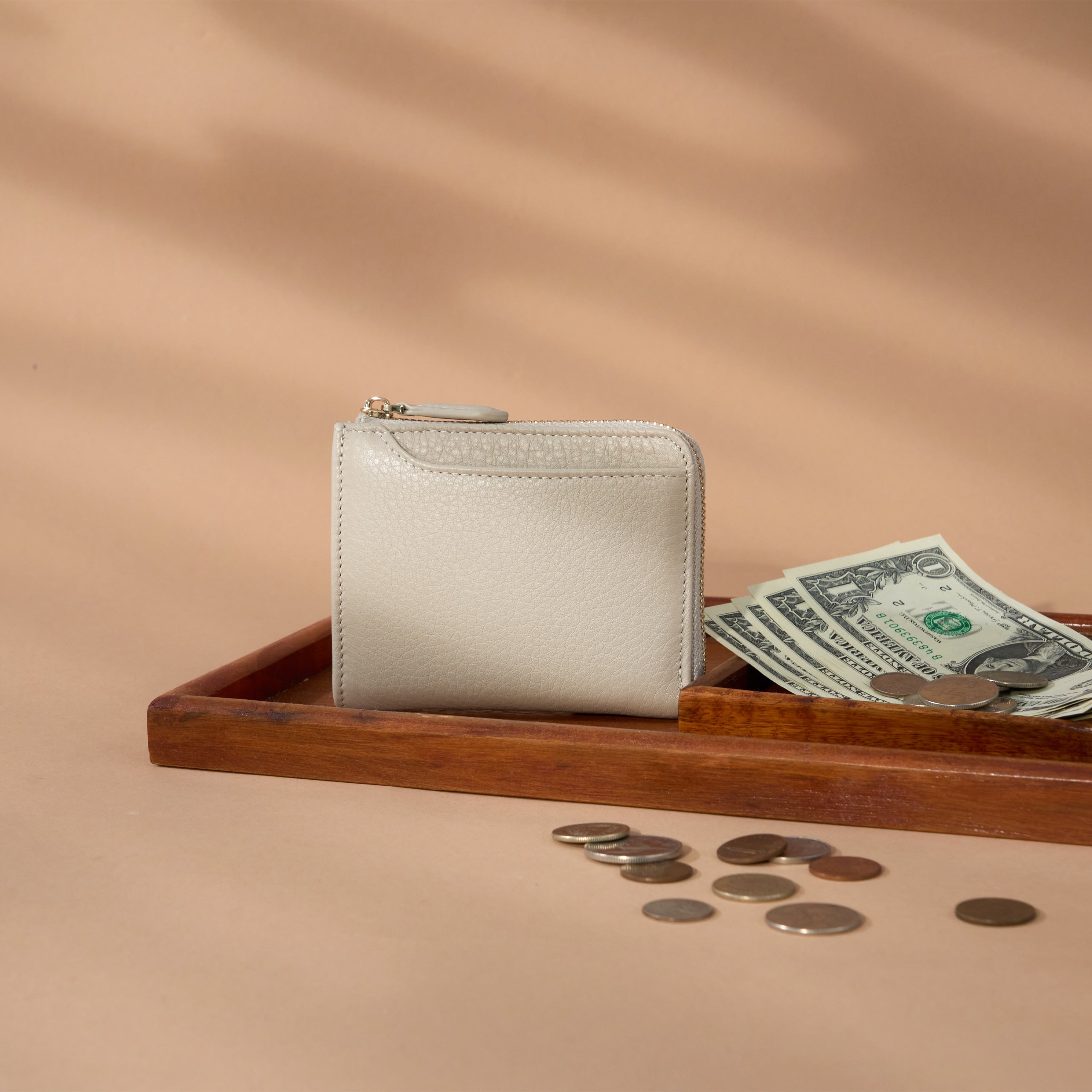 Alba L zip Wallet|Soft Leather