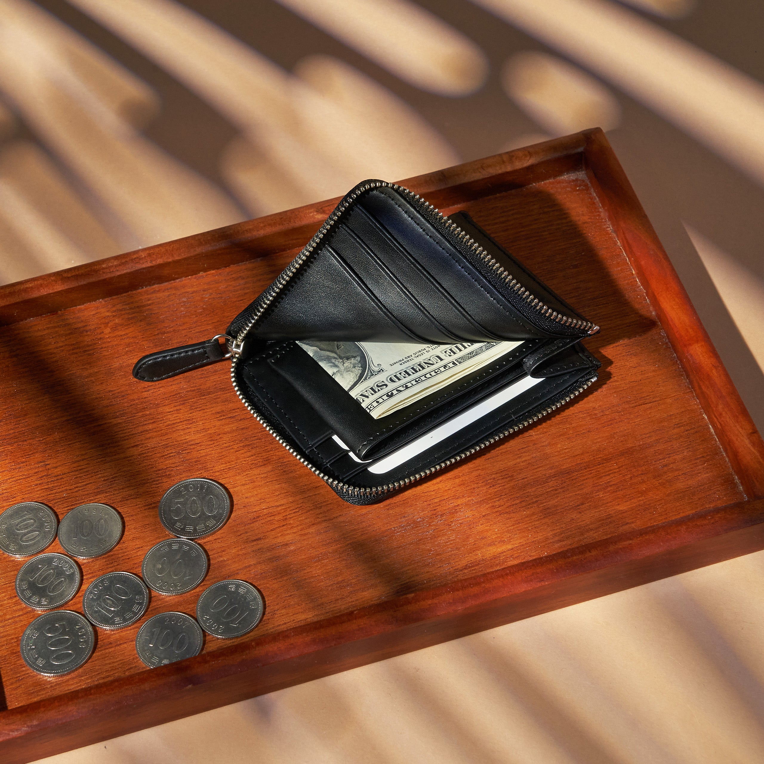 Alba L Zip Wallet|Vintage Leather