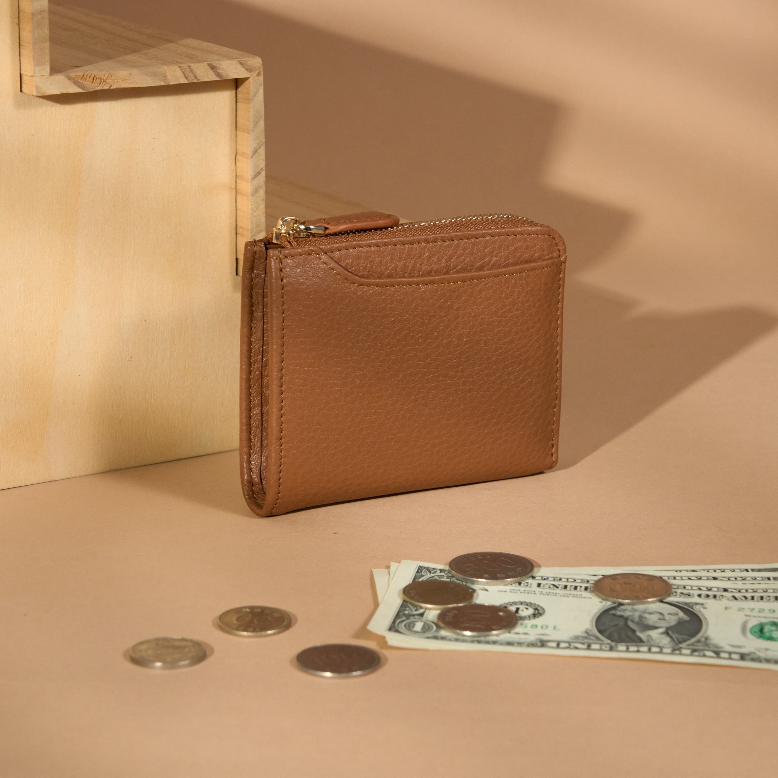 Alba L zip Wallet｜Soft Leather