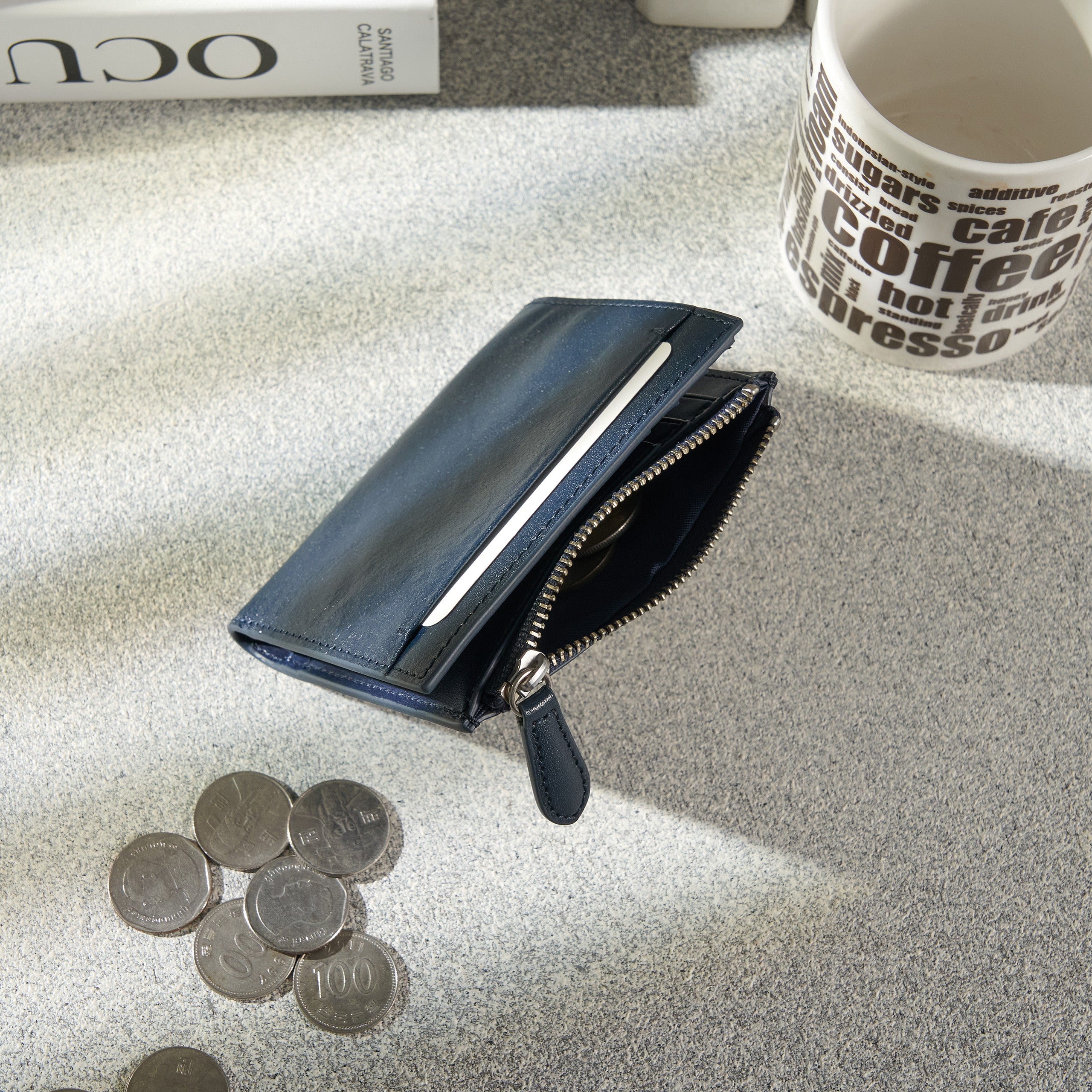 Lux｜Flip Wallet｜Veg-Tan Leather