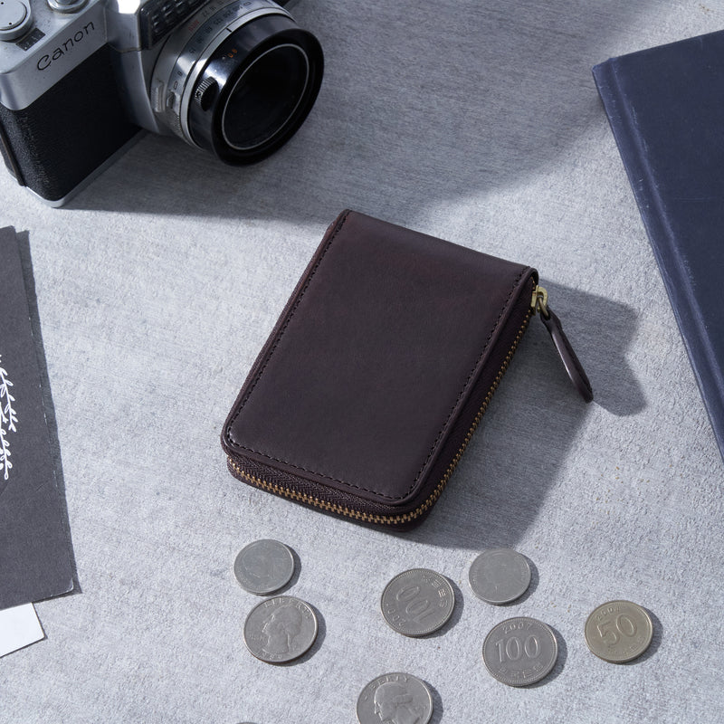 Capri｜Coin Wallet｜Oil-Wax Leather