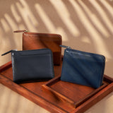 Parker｜L Zip Wallet | Veg-Tan Leather