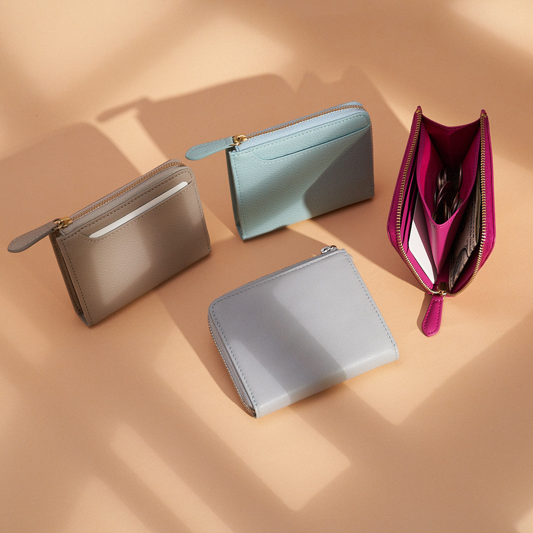 Alba L zip Wallet｜Soft Leather